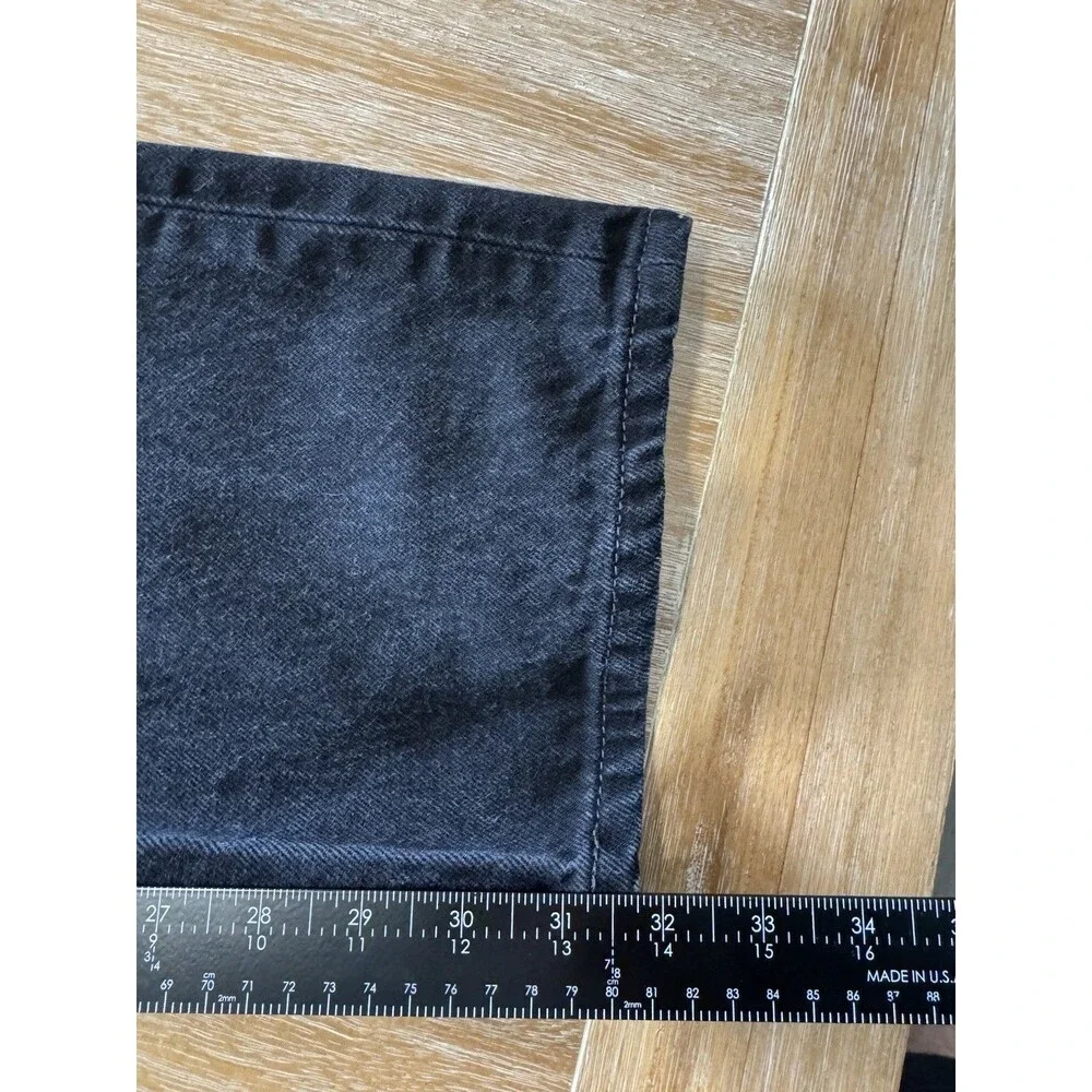 Levis 501 Original Fit Jeans Mens 34x32 Faded Black Denim Straight Button Fly